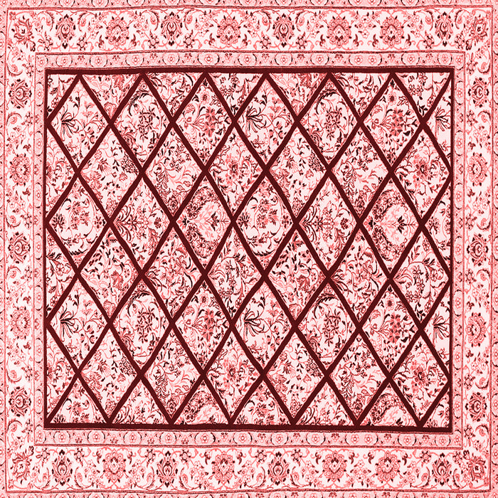 Machine Washable Persian Red Traditional Rug, wshtr355red