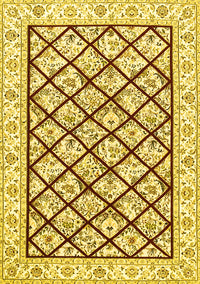 Persian Yellow Traditional Rug, tr355yw