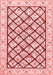 Persian Red Traditional Area Rugs