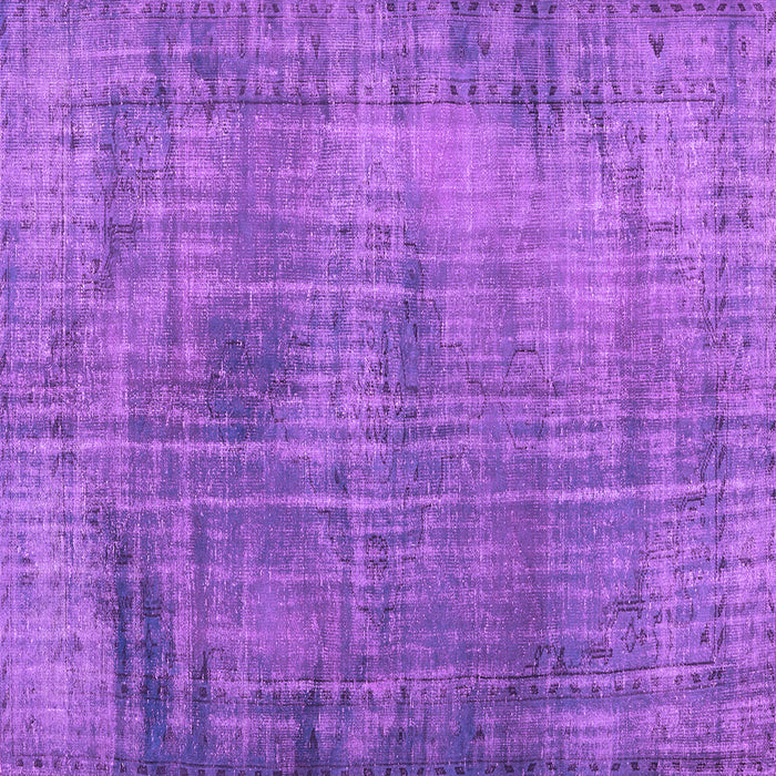 Square Persian Purple Traditional Rug, tr3560pur