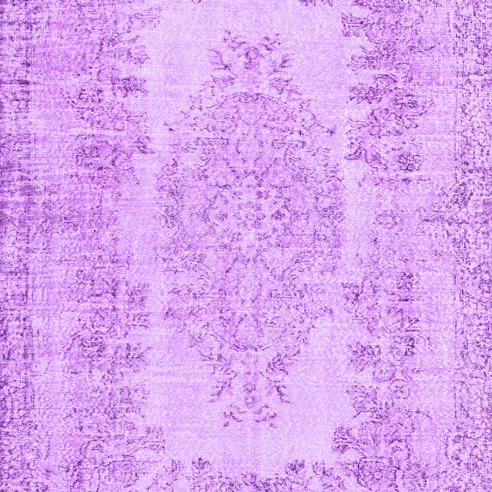 Machine Washable Persian Purple Traditional Area Rugs, wshtr3561pur