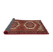 Sideview of Traditional Rust Pink Persian Rug, tr3562