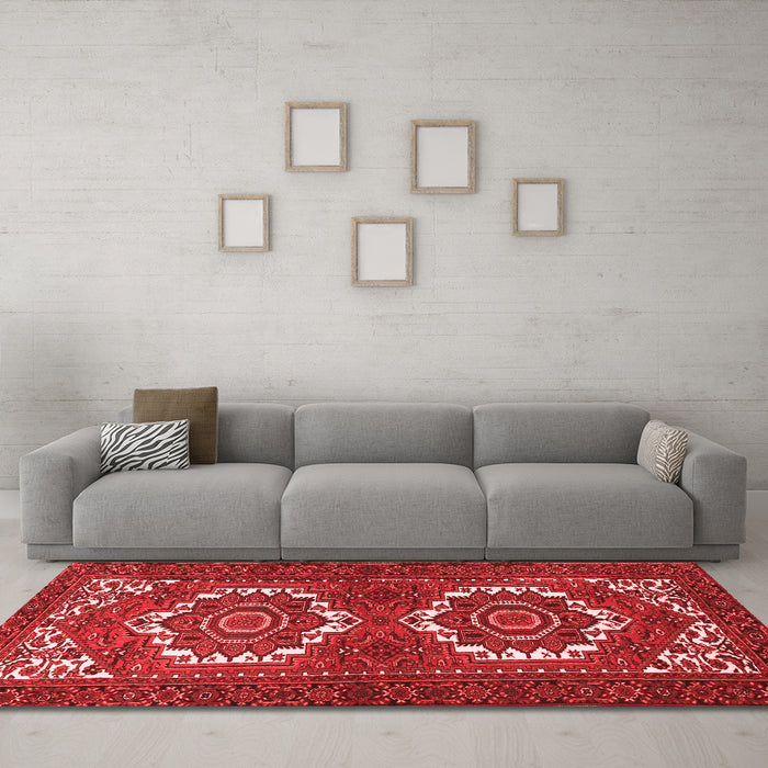 Traditional Red Washable Rugs
