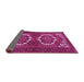 Sideview of Persian Pink Traditional Rug, tr3562pnk