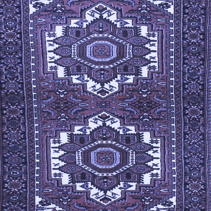 Machine Washable Persian Blue Traditional Rug, wshtr3562blu