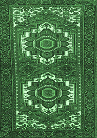 Persian Emerald Green Traditional Rug, tr3562emgrn