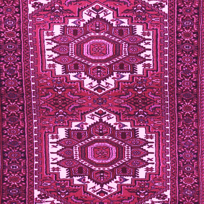 Machine Washable Persian Pink Traditional Rug, wshtr3562pnk