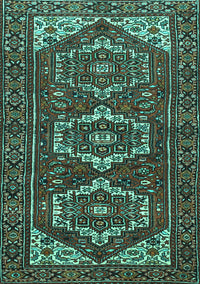 Persian Turquoise Traditional Rug, tr3563turq