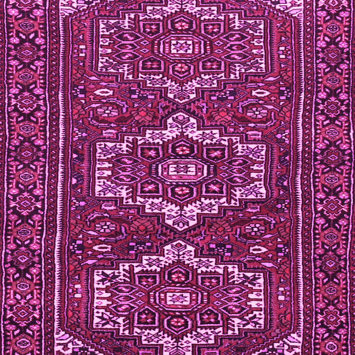 Machine Washable Persian Pink Traditional Rug, wshtr3563pnk