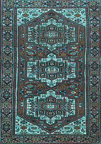 Persian Light Blue Traditional Rug, tr3563lblu