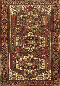 Persian Brown Traditional Rug, tr3563brn