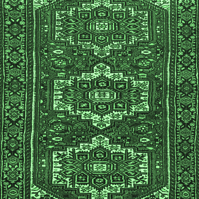 Persian Emerald Green Traditional Rug, tr3563emgrn