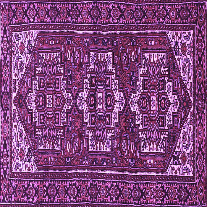 Square Persian Purple Traditional Rug, tr3563pur