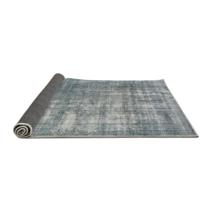Sideview of Traditional Slate Granite Gray Persian Rug, tr3564
