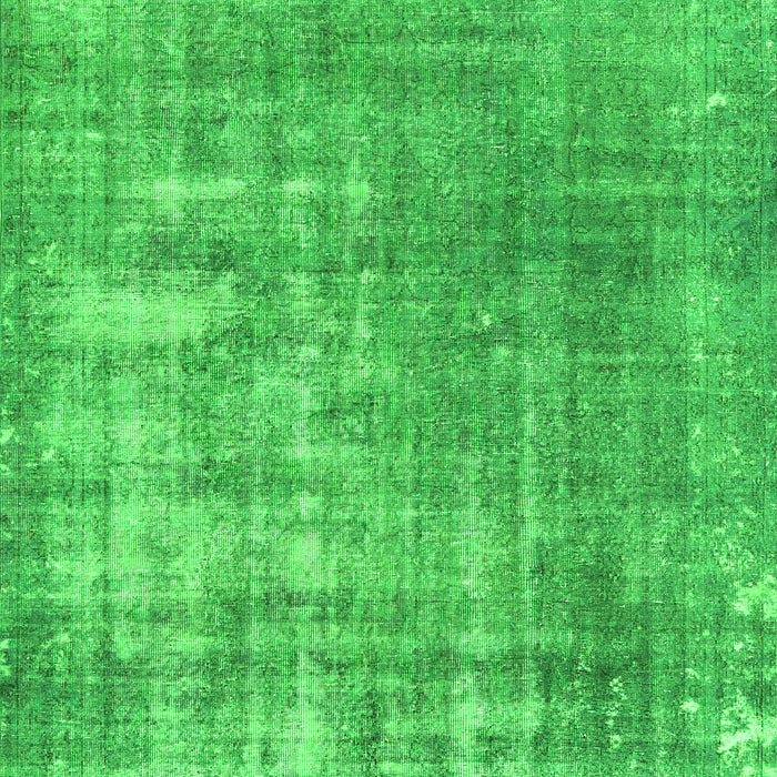 Serging Thickness of Machine Washable Persian Green Traditional Area Rugs, wshtr3564grn