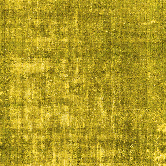 Machine Washable Persian Yellow Traditional Rug, wshtr3564yw