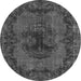 Square Persian Gray Bohemian Rug, tr3565gry