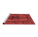 Bohemian Red Washable Rugs