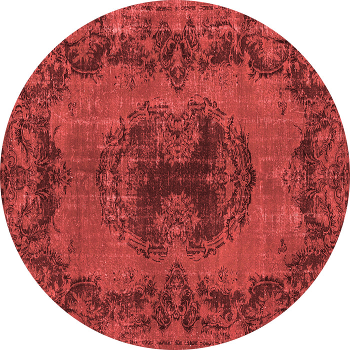 Machine Washable Persian Red Bohemian Rug, wshtr3565red