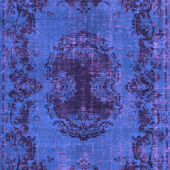 Machine Washable Persian Purple Bohemian Area Rugs, wshtr3565pur