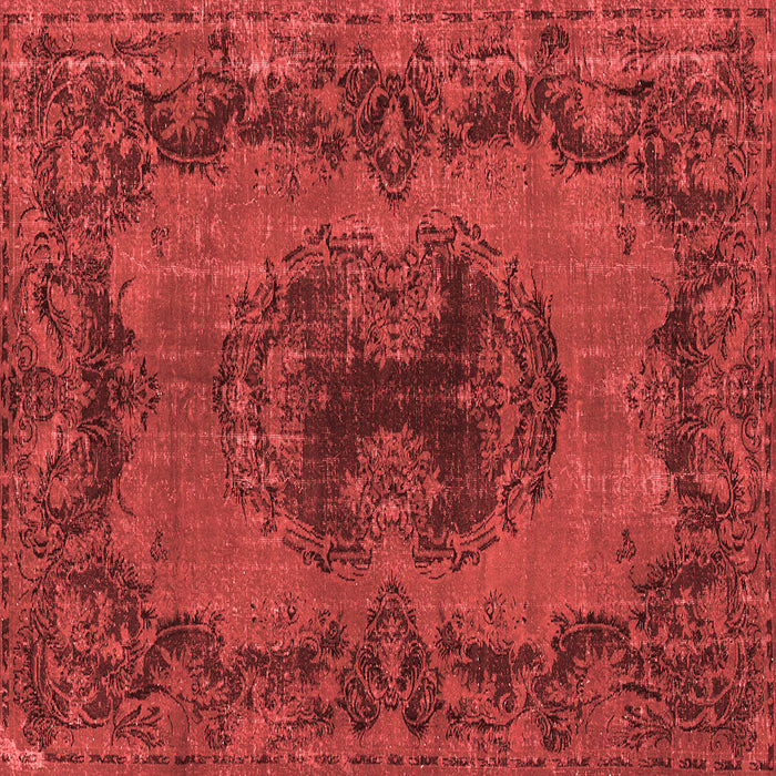 Machine Washable Persian Red Bohemian Rug, wshtr3565red