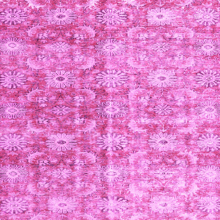 Machine Washable Persian Pink Traditional Rug, wshtr3566pnk