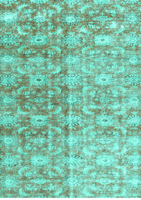 Persian Turquoise Traditional Rug, tr3566turq