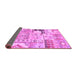 Sideview of Persian Purple Traditional Rug, tr3567pur