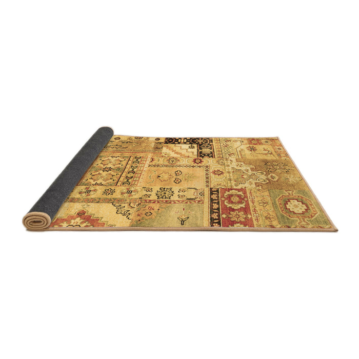 Sideview of Persian Brown Traditional Rug, tr3567brn
