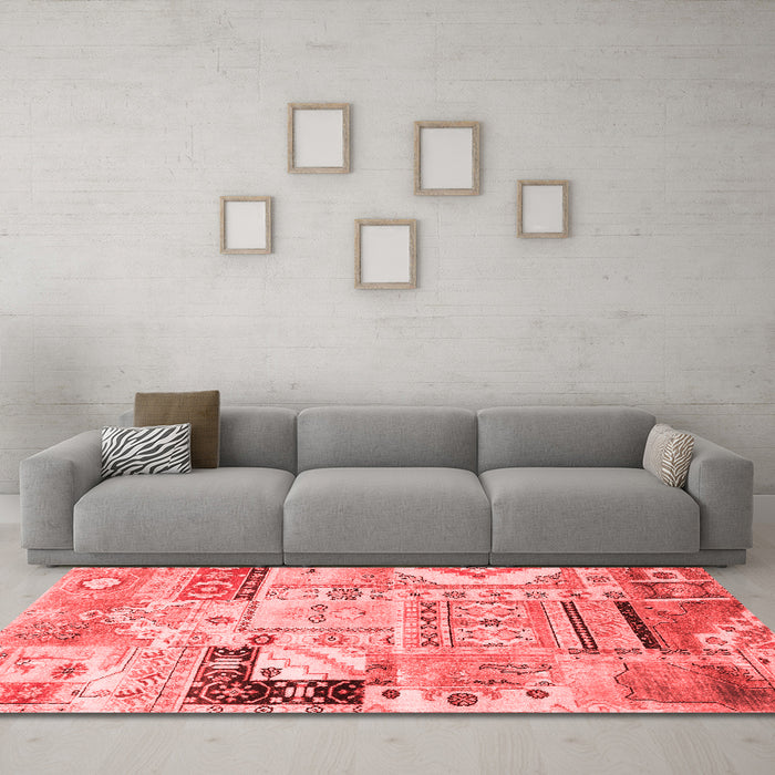 Traditional Red Washable Rugs