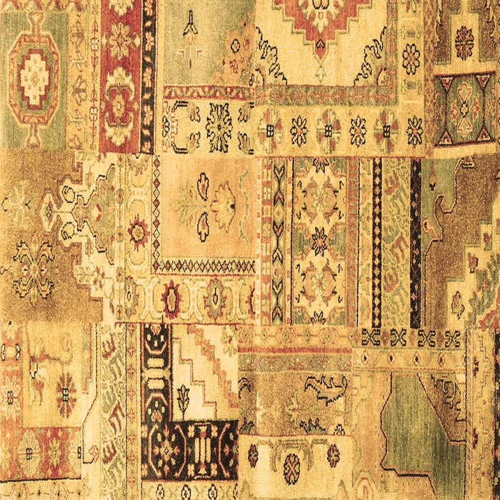 Square Machine Washable Persian Brown Traditional Rug, wshtr3567brn