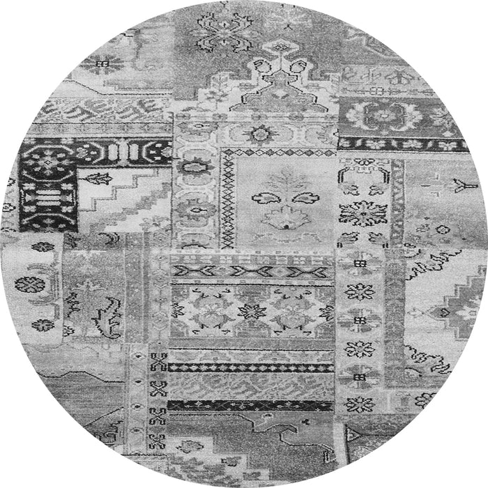 Machine Washable Persian Gray Traditional Rug, wshtr3567gry