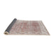 Sideview of Traditional Rose Gold Pink Persian Rug, tr3568