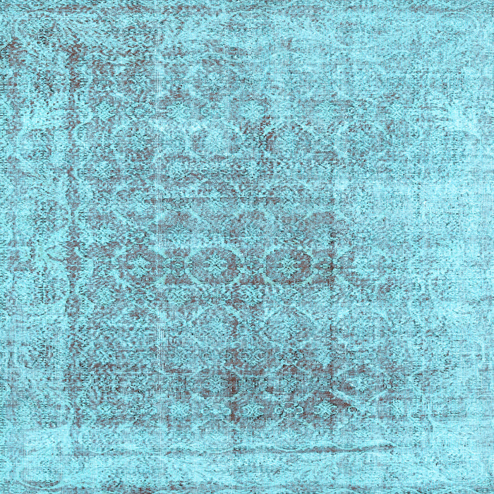 Square Persian Light Blue Traditional Rug, tr3568lblu