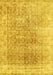 Persian Yellow Traditional Rug, tr3568yw