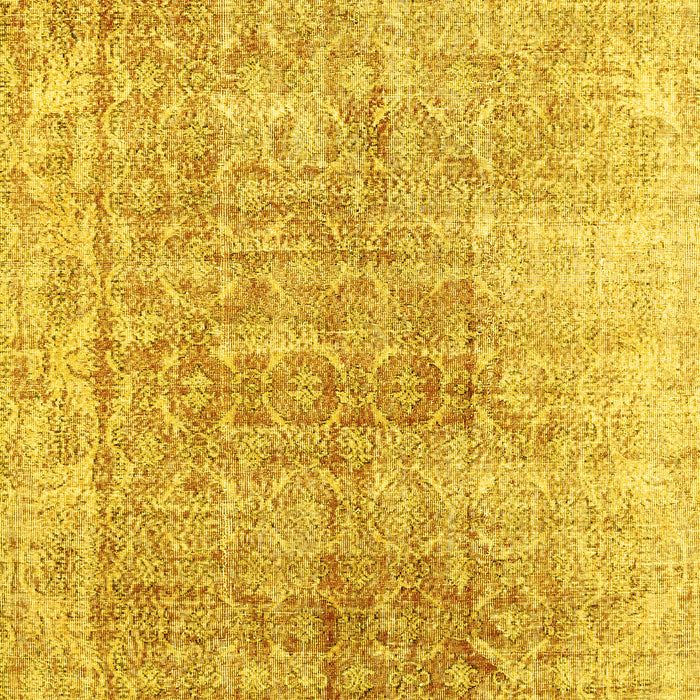 Machine Washable Persian Yellow Traditional Rug, wshtr3568yw