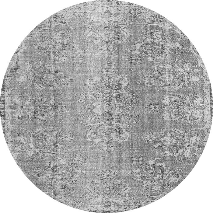 Machine Washable Persian Gray Traditional Rug, wshtr3569gry