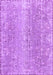 Machine Washable Persian Purple Traditional Area Rugs, wshtr3569pur