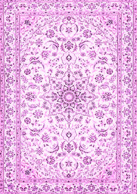 Medallion Pink Traditional Rug, tr356pnk