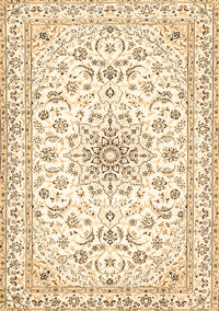 Medallion Brown Traditional Rug, tr356brn