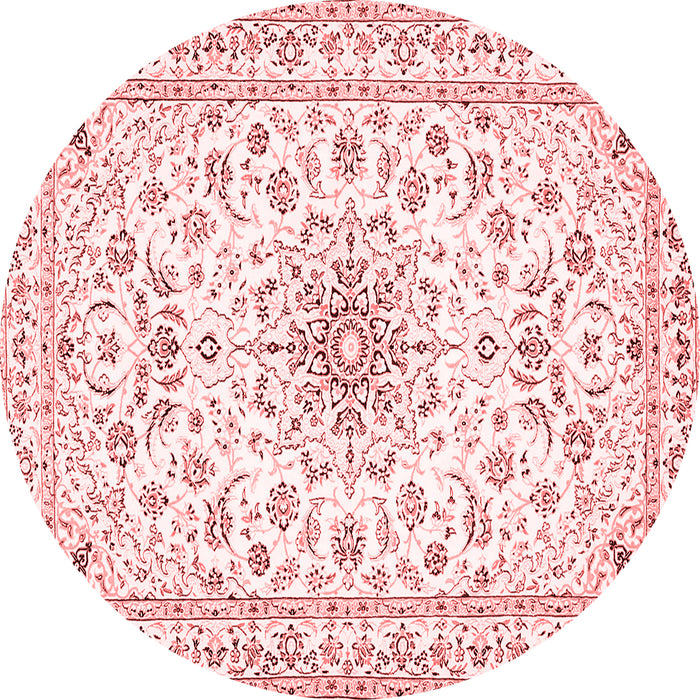 Medallion Red Traditional Rug, tr356red