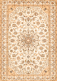 Medallion Orange Traditional Rug, tr356org