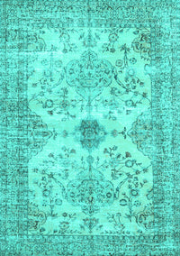 Persian Turquoise Traditional Rug, tr3570turq