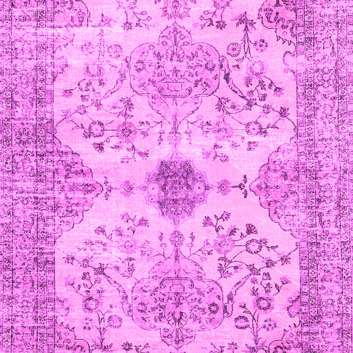 Machine Washable Persian Pink Traditional Rug, wshtr3570pnk