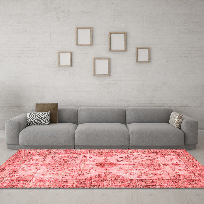 Traditional Red Washable Rugs