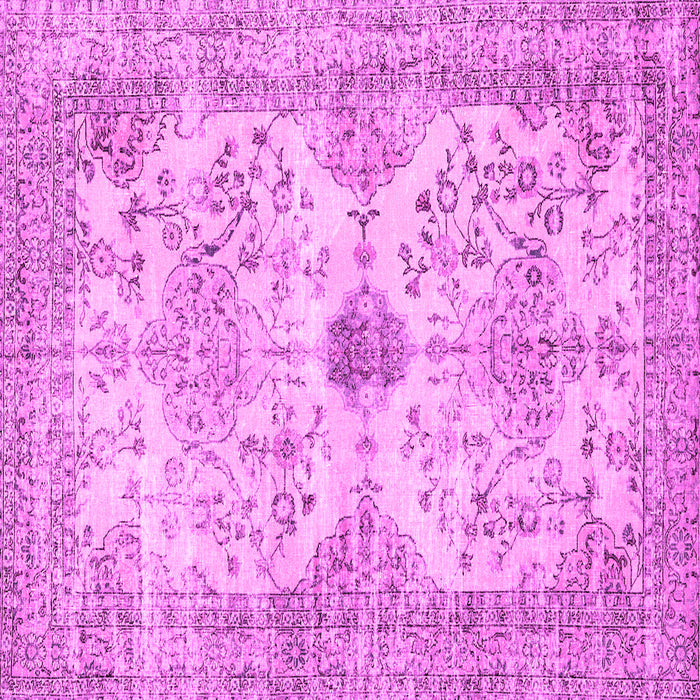 Square Persian Pink Traditional Rug, tr3570pnk