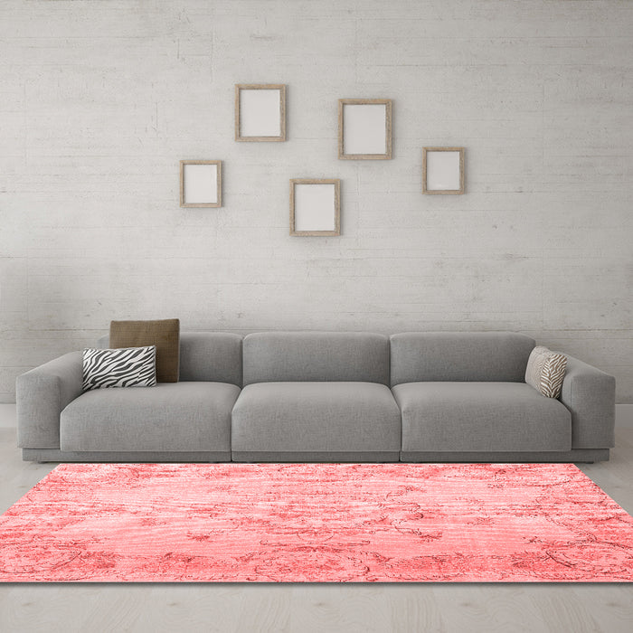 Traditional Red Washable Rugs