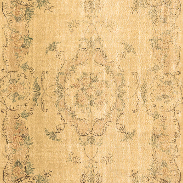 Machine Washable Persian Brown Traditional Rug, wshtr3571brn