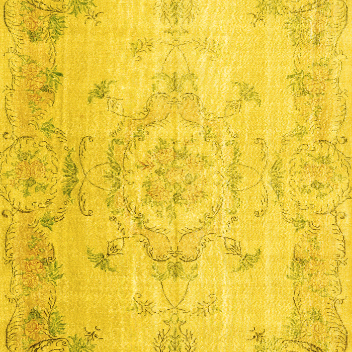 Persian Yellow Traditional Rug, tr3571yw