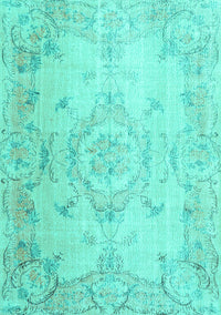 Persian Turquoise Traditional Rug, tr3571turq